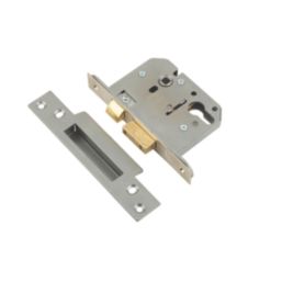 ERA  Satin Silver Euro Sashlock 76mm Case - 56mm Backset