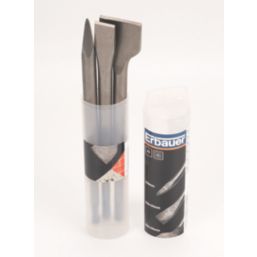 Erbauer  SDS Plus Shank Chisel Set 3 Pieces