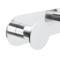 Swirl Caldew Bathroom Hook Chrome