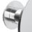 Swirl Caldew Bathroom Hook Chrome