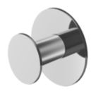 Swirl Caldew Bathroom Hook Chrome