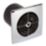 Manrose LP100ST 100mm (4") Axial Bathroom Extractor Fan with Timer Chrome 240V