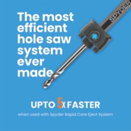 Spyder  Hex Shank Multi-Material Hole Saw Arbor with 186mm Pilot Drill