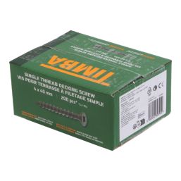 Timba  PZ Double-Countersunk  Decking Screws 4.5mm x 50mm 200 Pack