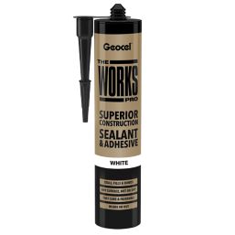 Geocel The Works Pro Sealant & Adhesive White 290ml