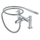 Ideal Standard Ceraline Chrome 90mm Deck Mounted Dual Control Manual Shower Mixer Tap