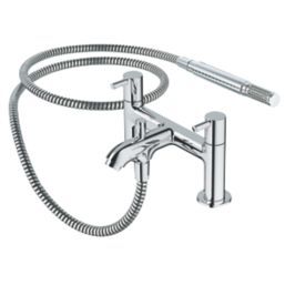 Ideal Standard Ceraline Chrome 90mm Deck Mounted Dual Control Manual Shower Mixer Tap