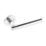 Eclipse Insignia T-Bar Fire Rated Lever on Rose Door Handle Pair Polished Stainless Steel