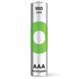 GP Batteries Recyko Rechargeable AAA 1.2V Ni-MH Batteries 4 Pack