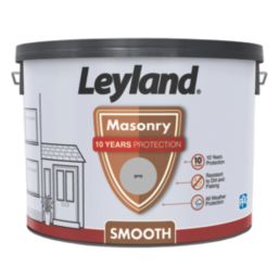 Leyland Retail 10Ltr Smooth Grey Masonry Paint