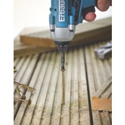 Erbauer  1/4" 50mm Hex Shank PZ3 Impact Screwdriver Bits 3 Pack