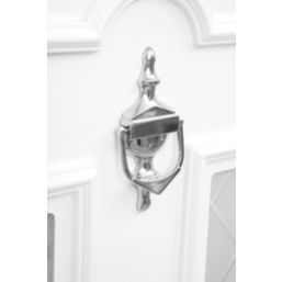 Fab & Fix Classic Door Knocker Polished Chrome 76mm x 162mm