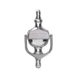 Fab & Fix Classic Door Knocker Polished Chrome 76mm x 162mm