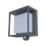 Lutec Curtis Outdoor LED Solar Wall Light With PIR Sensor Dark Grey 300lm