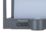 Lutec Curtis Outdoor LED Solar Wall Light With PIR Sensor Dark Grey 300lm