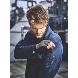 General Purpose Coverall Navy Blue Medium 48 3/4" Chest 31" L