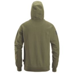 Snickers 2894 Logo Hoodie  Khaki Green Medium 39" Chest