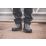 JCB  Size 10  Black Water-Resistant Steel Toe Cap Safety Dealer Boots