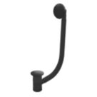 Top-Fix Bath Waste & Overflow Matt Black