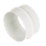 Manrose Round Pipe Connector White 100mm