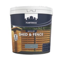 Fortress  9Ltr Slate Grey Shed & Fence Stain