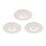 Saxby Vega Round LED Micro Downlights Matt White 12W 240lm 3 Pack