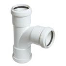 FloPlast Push-Fit Equal Tee White 92.5 (87.5)° 32mm