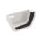 FloPlast  Square External Stop End White 114mm