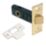 Electro Brass Tubular Latch 83mm Case - 62mm Backset
