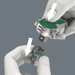 Wera 8000 B Zyklop Speed SB 3/8" Drive 5-in-1 Ratchet 200mm