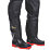 Amblers Danube   Safety Chest Waders Black Size 8