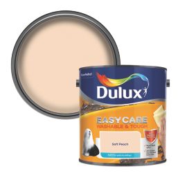 Dulux EasyCare Washable & Tough 2.5Ltr Soft Peach Matt Emulsion  Paint