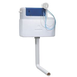 Eddy Side Entry Slimline Concealed Cistern with Flush Button 3/6Ltr