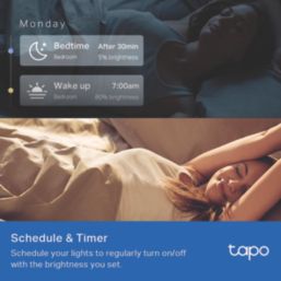 TP-Link Tapo B22 GLS RGB & White LED Smart Light Bulb 8.7W 806lm