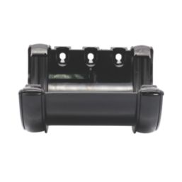 FloPlast  uPVC Half Round Union Bracket Black 112mm