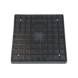 FloPlast Push-Fit Square Mini Access Chamber Cover & Frame 300mm