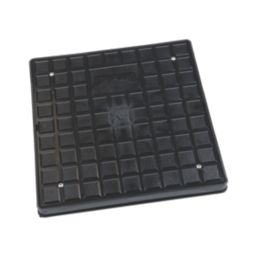 FloPlast Push-Fit Square Mini Access Chamber Cover & Frame 300mm