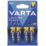 Varta Longlife Power AA 1.5V Alkaline High Energy Batteries 4 Pack