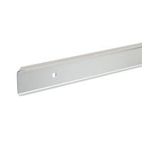 Unika Aluminium Worktop Corner Joint Silver 630 x 40mm
