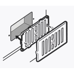 Map Vent Adjustable  Vent White 152mm x 76mm