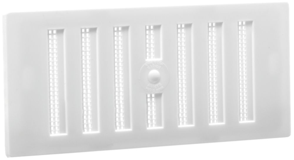 Map Vent Adjustable Vent White 152 x 76mm | Air Vents | Screwfix.ie