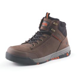 Scruffs Switchback 3 Size 8  Chocolate Water-Resistant  Safety Boots