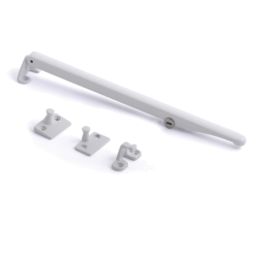 Fab & Fix Classic Locking Window Stay Bar White 280mm