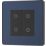 British General Evolve 1-Gang 2-Way LED Double Master Touch Trailing Edge Dimmer Switch  Blue with Black Inserts