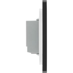 British General Evolve 1-Gang 2-Way LED Double Master Touch Trailing Edge Dimmer Switch  Blue with Black Inserts