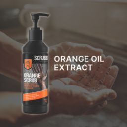 Scrubb Orange Scrub Heavy Duty Gritty Hand Cleaner 1Ltr