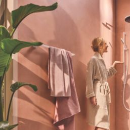 Hansgrohe AddStoris Bath Towel Rail Matt White 648mm x 70mm x 32mm