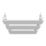 Flomasta Flat Bar 1200mm x 500mm 1897BTU White Vertical Designer Radiator