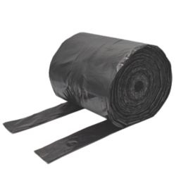L-PRO  Black Tie Handle Refuse Sacks/Bin Liners in Dispenser Box 100Ltr 75 Pack