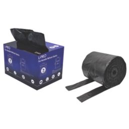 L-PRO  Black Tie Handle Refuse Sacks/Bin Liners in Dispenser Box 100Ltr 75 Pack
